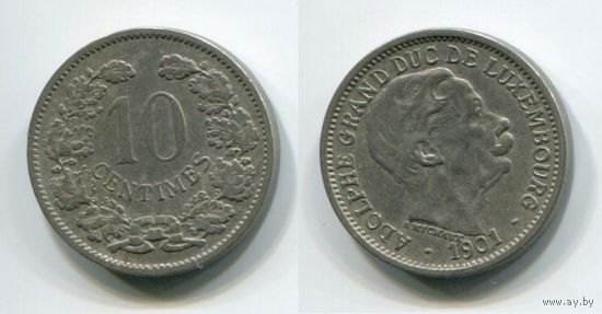 Люксембург. 10 сантимов (1901)
