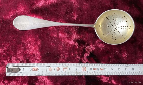 Ложка заварник . Царская Россия. Серебро 84