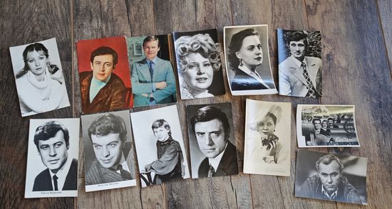 Открытки СССР актеры