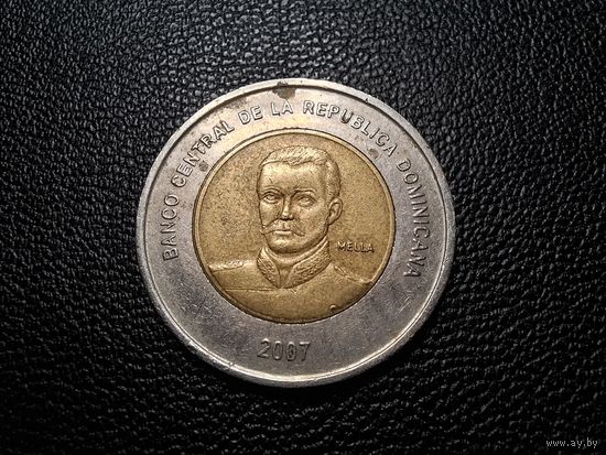 Доминикана 10 песо 2007