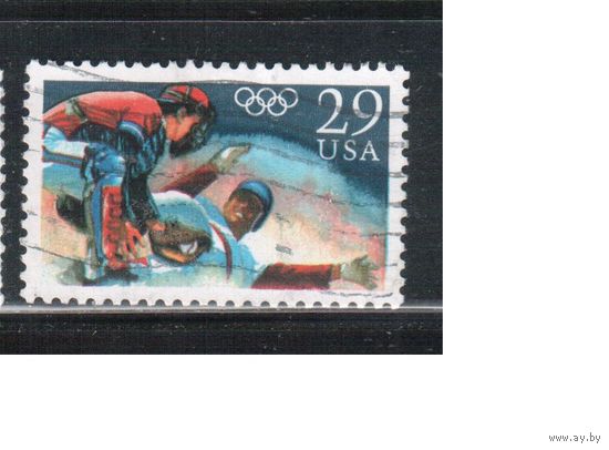 США-1992, (Мих.2212), гаш. , Спорт, ОИ-1992 в Барселоне(одиночка)