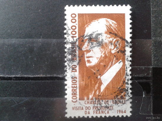 Бразилия 1964 Визит президента Франции Ш. де Голля