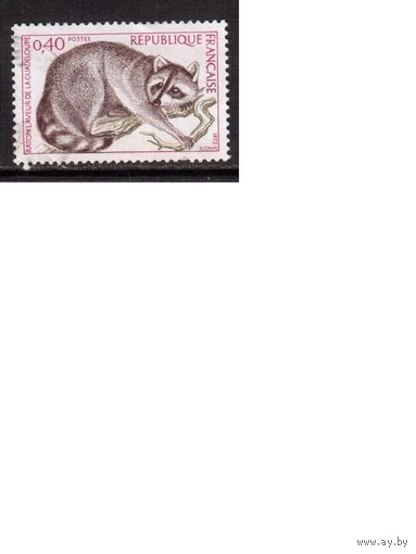 Франция-1973,(Мих.1843) ,  гаш.,  Фауна,