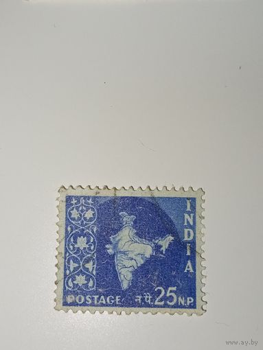 Индия 1957 Карта Индии