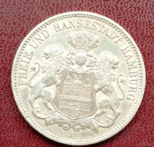 Гамбург 3 марки 1909