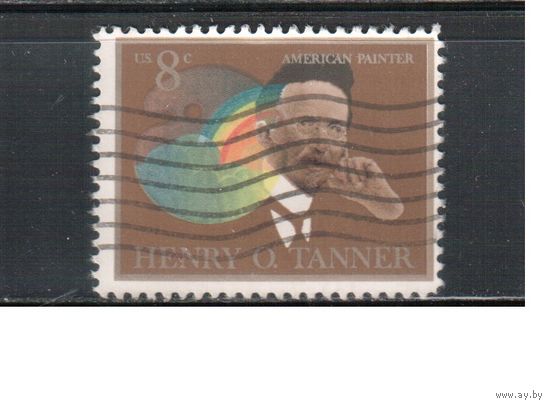 США-1973, (Мих.1119) , гаш. , Личности, Деятели искусства, Художник(одиночка)
