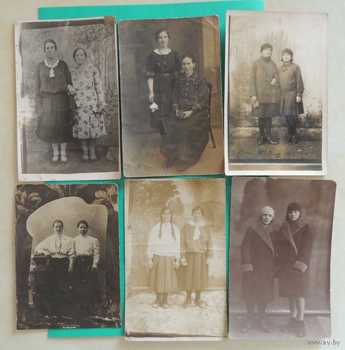 Фото "Сестры", Западная Беларусь, Полесье, Гродненщина, 1920-1930-е гг.