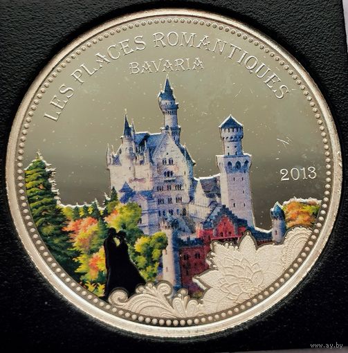 9. 1000 Франков 2013 г. Романтические места. Бавария. Бенин