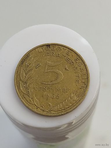 5 сантимов Франция 1966 года  лот 45