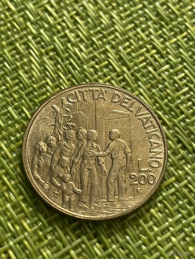 Ватикан 200 лир 1994 г. ( Христианское единение )