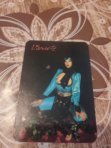 Календарик,варьете,1990,прибалтика