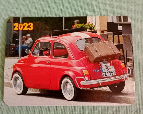 Календарик карманный 2023 авто