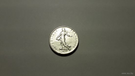 1/2 франка 1966 г., 1978 г., 1985 г. 3 штуки. Пятая Французская Республика. Внимательно читайте объявление.