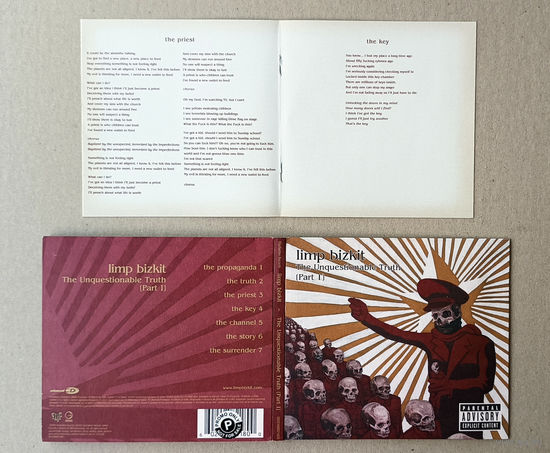 LIMP BIZKIT - The Unquestionable Truth (Part 1)(EUROPE CD 2005)(digipack)