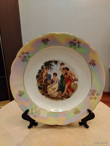 Тарелка из сервиза Мадонна. ГДР. 70-Е ГГ. Кахла.Kahla. (5)