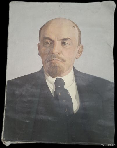 Холст, масло. 80x60 см. Ленин. СССР. Из кабинета руководителя.