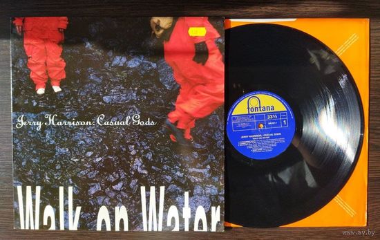 JERRY HARRISON CASUAL GODS (ex-TALKING HEADS) - WALK ON WATER (UK винил LP 1990)