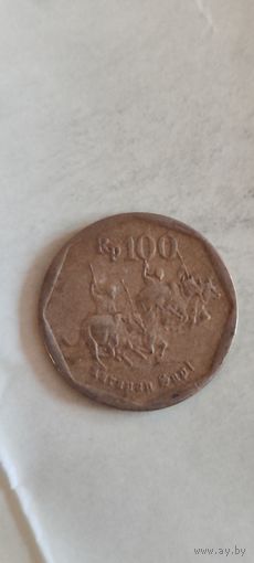 Индонезия 100 рупий 1997
