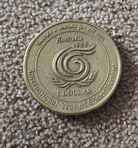 Австралия 1 доллар, 1999 Международный год пожилых людей
