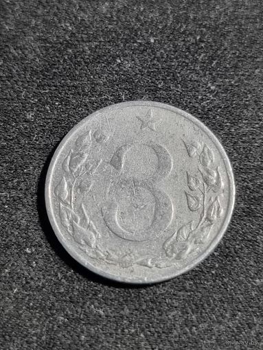 Чехословакия 3 геллера 1954