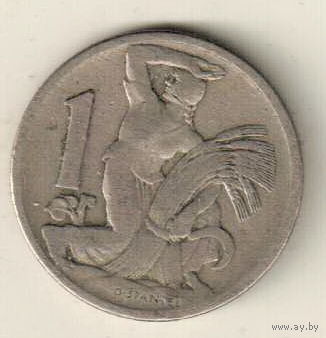 Чехословакия 1 крона 1924