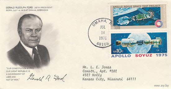КПД США /Президент GERALD RUDOLPH FORD/0012 1976 г