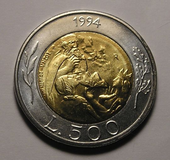 Сан-Марино, 500 Лир 1994