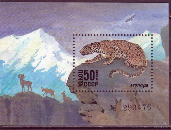 СССР 1985 Блок Животные Красной книги (1985)