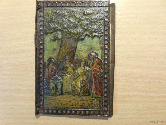 Обложка церковной книги. Троица.