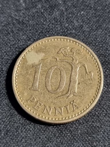 Финляндия 10 пенни 1975