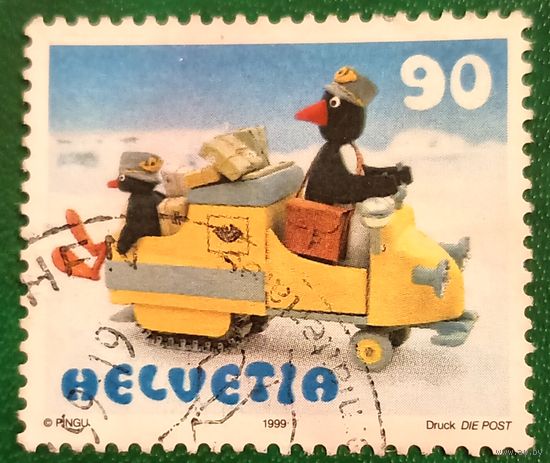 Швейцария 1999. Мультфильм Пингу