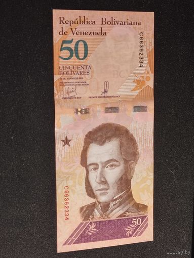Венесуэла 50 боливар 2018 (UNC)