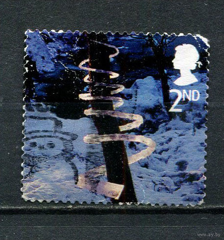 Великобритания - 2003 - Рождество 2nd - [Mi.2164I] - 1 марка. Гашеная.  (Лот 28HJ)-T41P50