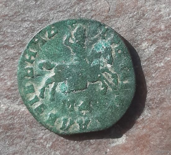 Копейка медь 1709 год  ,МД, Петр l.