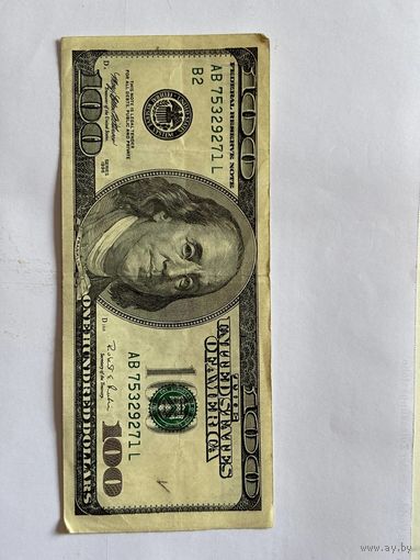 Купюра 100$ (1996 года)