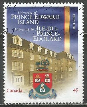 Канада. 200 лет университету принца Эдуарда. 2004г. Mi#2192.