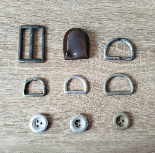Комплект фурнитуры на немецкую сухарную сумку на период ВОВWW2