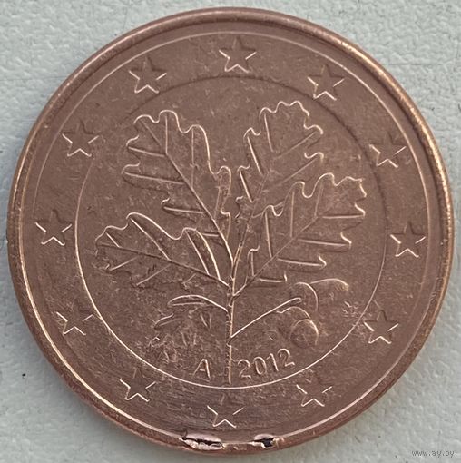 Германия 5 евроцентов 2012 г. A