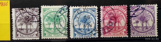 SAMOA САМОА\124в\Пальмы 1886 кц25евр