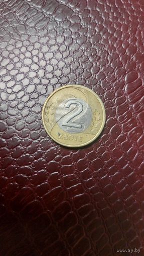 Монета 2 злотых 1994г. Польша. Неплохая!