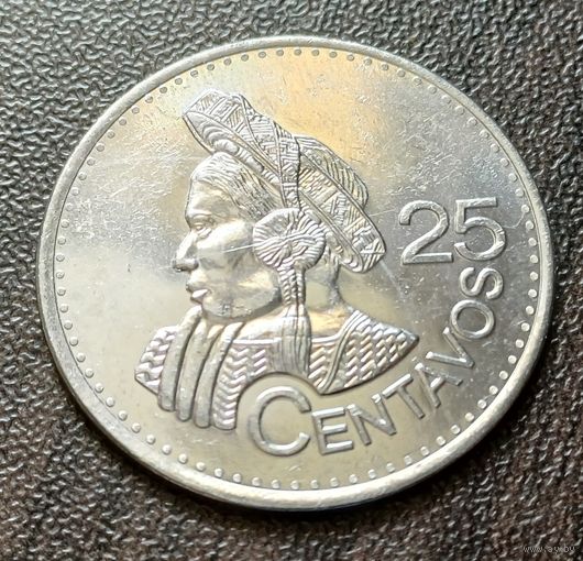 Гватемала 25 сентаво, 2016    ( 1-12-7 )