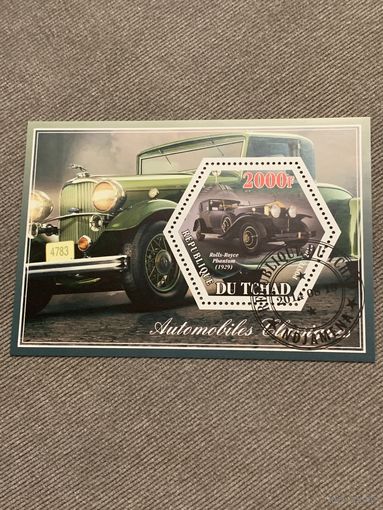 Чад 2014. Rolls Royce Phantom 1929. Блок
