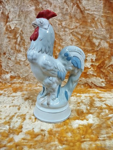 Статуэтка Графин Петух, высота 26 см, Полонное. СССР
