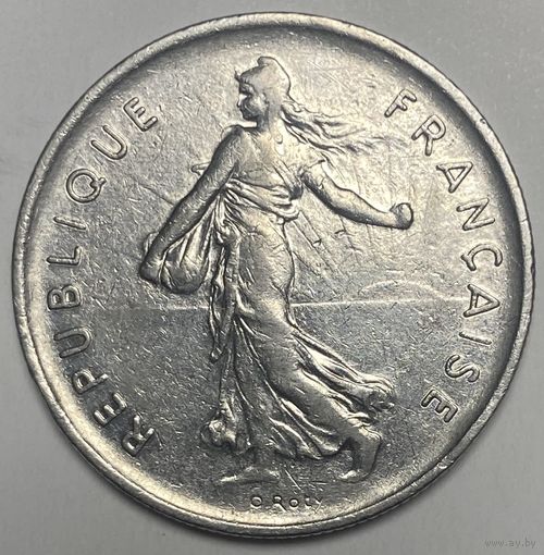 Монета 5 франков. 1970 год, Франция.