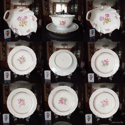 - Сервиз KAHLA Розы Германия 1950-ые + ПОДАРОК Читайте Фото