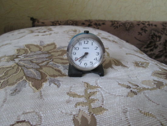 Часы будильник миниатюрные"Ракета"