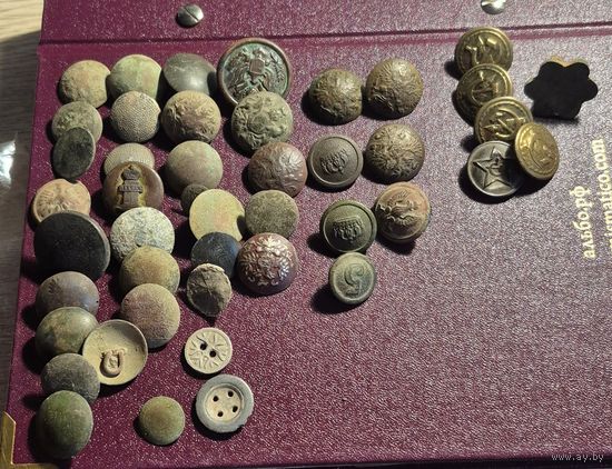 Мега-Лот пуговиц, сборный лот