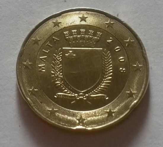 20 евроцентов, Мальта 2008 г.