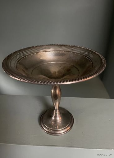 Конфетница серебрянная