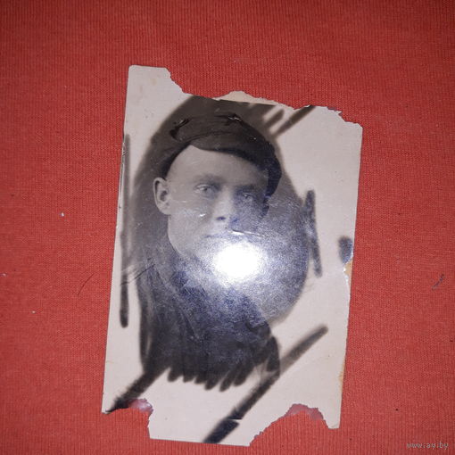 2 Фото  юный СОЛДАТИК ркка  1941(I)